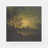 Moonlight (von Ralph Albert Blakelock) Serviette (Vorderseite)