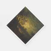 Moonlight (von Ralph Albert Blakelock) Serviette (Ecke)