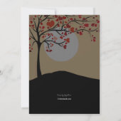 Moonlight Vorschlag Engagement Partei Einladung (Rückseite)