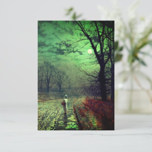 Moonlight Walk Einladung (Stehend Vorderseite)