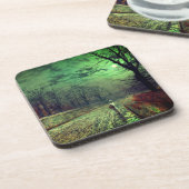 Moonlight Walk Getränkeuntersetzer (Linke Seite)