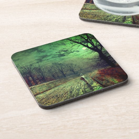 Moonlight Walk Getränkeuntersetzer (Linke Seite)