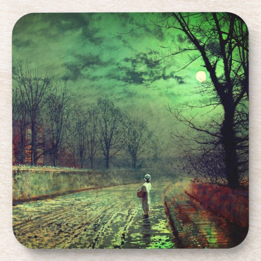 Moonlight Walk Getränkeuntersetzer (Vorderseite)