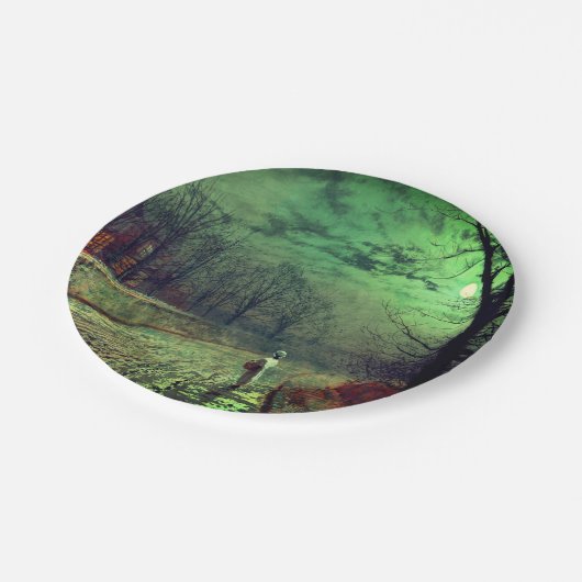 Moonlight Walk Pappteller (Schrägansicht)