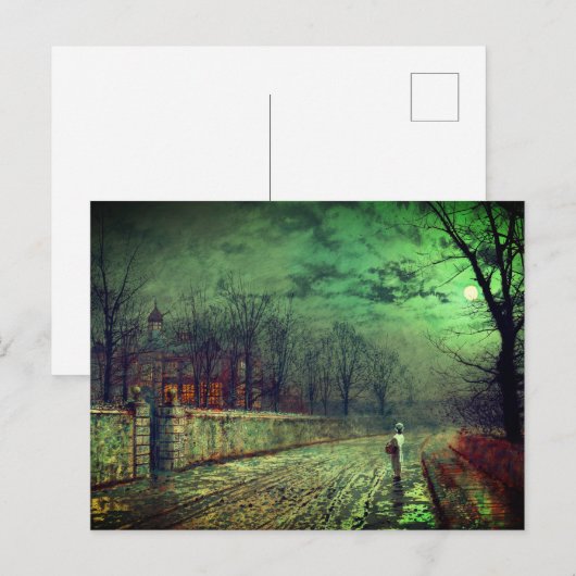 Moonlight Walk Postkarte (Vorne/Hinten)