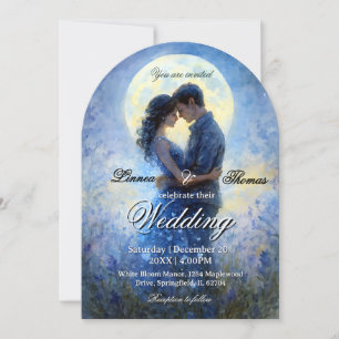 Moonlight Wedding Celestis Liebe Night Sky Thema Einladung