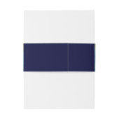 Moonlight Wedding Celestis Liebe Night Sky Thema Einladungsbanderole (Rückseitenbeispiel)