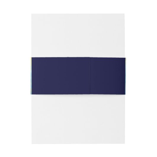 Moonlight Wedding Celestis Liebe Night Sky Thema Einladungsbanderole (Rückseitenbeispiel)