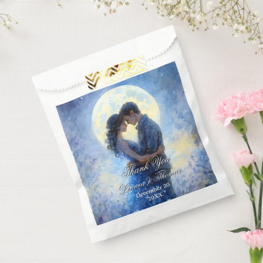 Moonlight Wedding Celestis Liebe Night Sky Thema Geschenktütchen (Versiegelt)