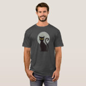 Moonlight Whiskers: Katze Familiar T-Shirt (Vorne ganz)