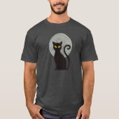Moonlight Whiskers: Katze Familiar T-Shirt (Vorderseite)