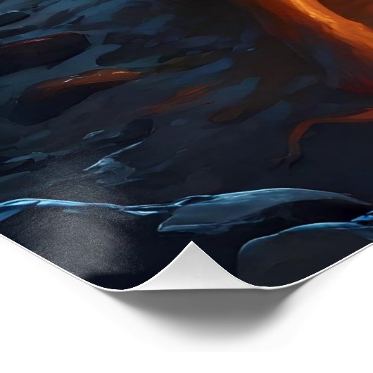 Moonlight Whispers Poster (Ecke)