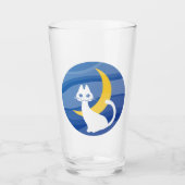 Moonlight white cat glas (Vorderseite)