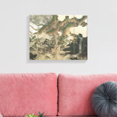 Moonlight Winter Landschaft Leinwanddruck (Insitu (Wohnzimmer))