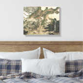 Moonlight Winter Landschaft Leinwanddruck (Insitu (Schlafzimmer))