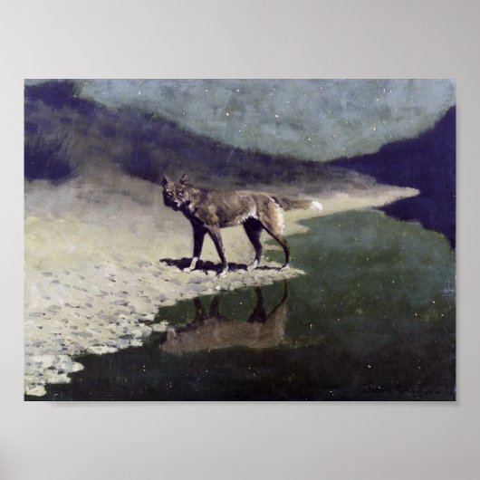 Moonlight Wolf Poster (Vorne)