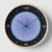 Moonlike Image Pink/Mauve/Blau >Kitchenette Uhr (Vorderseite)