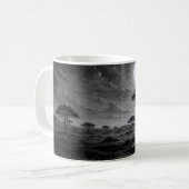 Moonlit African Savanna Kaffeetasse (Vorderseite Links)