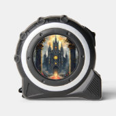 Moonlit Aisle of Eternal Vows –Gothic Wedding Gate Maßband (Vorderseite)