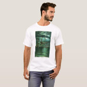 Moonlit Ansicht des Restaurant-Schiffs-Hotels T-Shirt (Vorne ganz)