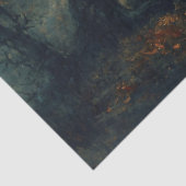 Moonlit Autumn Path Decode Seidenpapier (Ausschnitt)