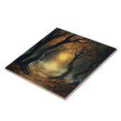 Moonlit Autumn Path Fliese (Seite)