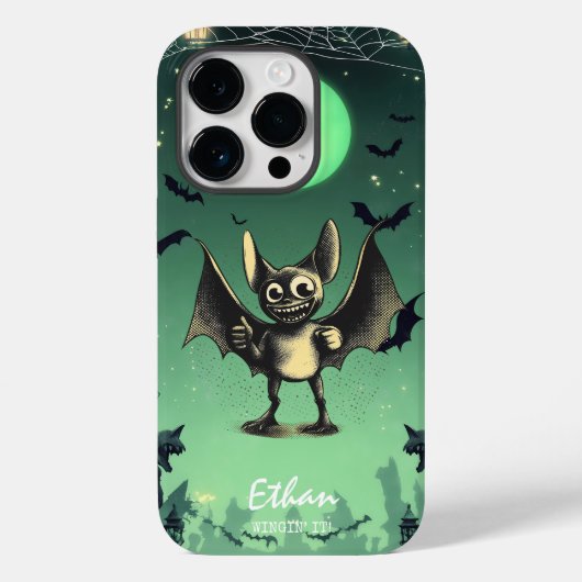 Moonlit Bat - Spooker Charm das ganze Jahr Case-Mate iPhone Hülle (Rückseite)
