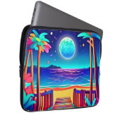 Moonlit Beach Colors Laptopschutzhülle (Vorne Rechts)