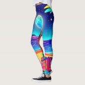 Moonlit Beach Colors Leggings (Links)
