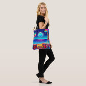 Moonlit Beach Colors Tasche (Am Model)