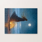 Moonlit Beach Hexe Puzzle (Horizontal)