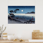 Moonlit Beach in Japan Nr.2 Poster (Küche)
