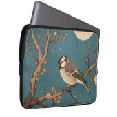 Moonlit Bird Blossom - Housse pour ordinateur Laptopschutzhülle (Vorne Rechts)
