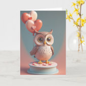 Moonlit Birthday Wishes Karte (Gelbe Blume)