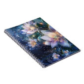 Moonlit Blooms: verzaubertes Waters Spiral Noteboo Notizblock (Rechte Seite)