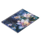 Moonlit Blooms: verzaubertes Waters Spiral Noteboo Notizblock (Linke Seite)
