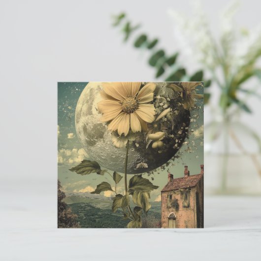 Moonlit Blume und Vintager Charme (Stehend Vorderseite)