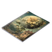 Moonlit Blume und Vintager Charme Notizblock (Linke Seite)
