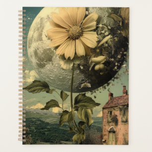 Moonlit Blume und Vintager Charme Planer