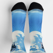 Moonlit Bond – The Wolf and the Gothic Fairy.   Socken (Oben)