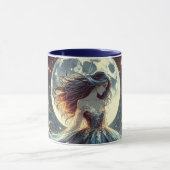 Moonlit Butterfly Enchantress Fantasy Tasse (Zentrum)