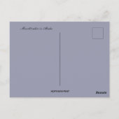 Moonlit Cabin Alaska Postkarte (Rückseite)