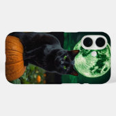 Moonlit Cat Case-Mate iPhone Hülle (Rückseite (Horizontal))