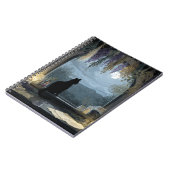 Moonlit Cat Herbal Window Notebook Notizblock (Linke Seite)