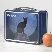 Moonlit Cat Metall Brotdose (Beispiel)