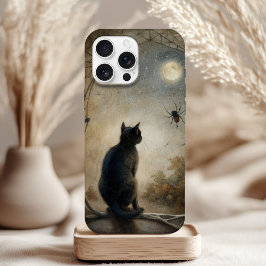 Moonlit Cat Phone Case - Mystical Familiary Design