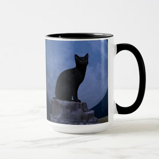 Moonlit Cat Tasse (Rechts)