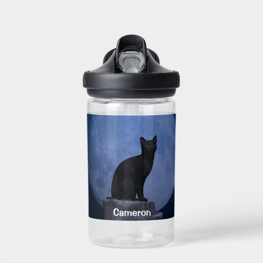 Moonlit Cat Trinkflasche (Vorne)