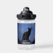 Moonlit Cat Trinkflasche (Rückseite)