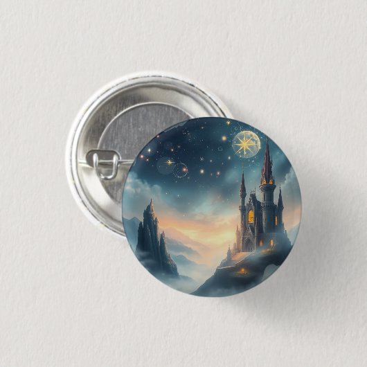 Moonlit Celestial Castle Button (Vorne & Hinten)